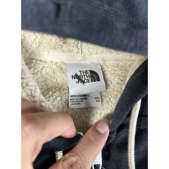 The North Face Sherpa Patrol Full Zip Hooded Jacket Mens 2XL Gray Full Zip - Picture 5 of 10